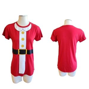 North Pole Women's Christmas Short Sleeve T Shirt Size XS